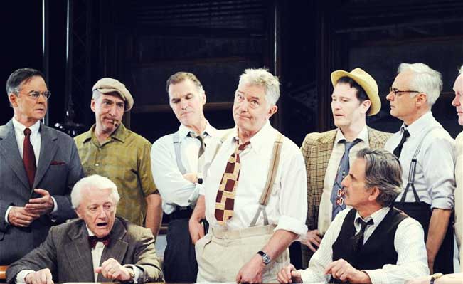 Twelve Angry Men at the Garrick Theatre. Photo: Alastair Muir