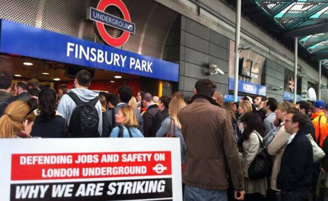 Finsbury Park this morning