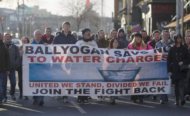 Ireland water protest