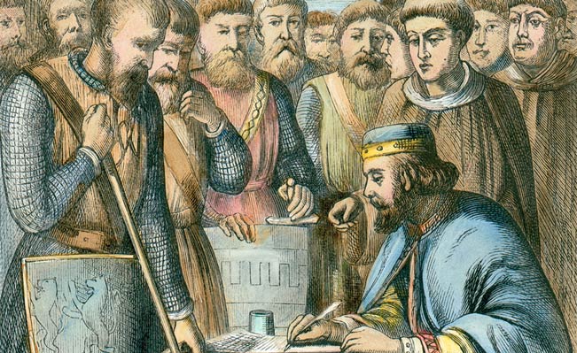 Sealing Magna Carta