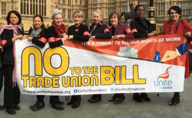 trade union bill protest