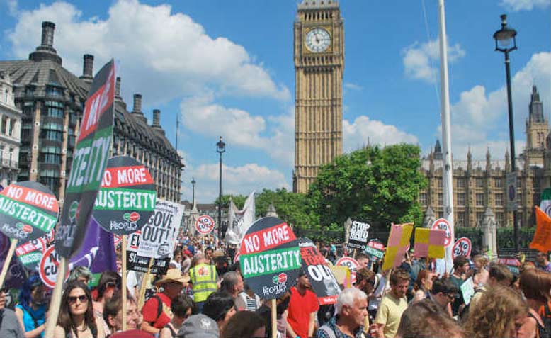 anti-austerity protest