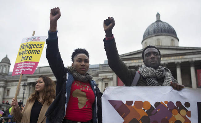 refugees welcome demo