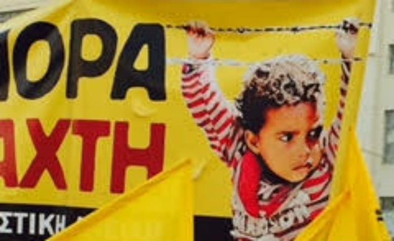 KEERFA banners adorn anti-racist demonstration