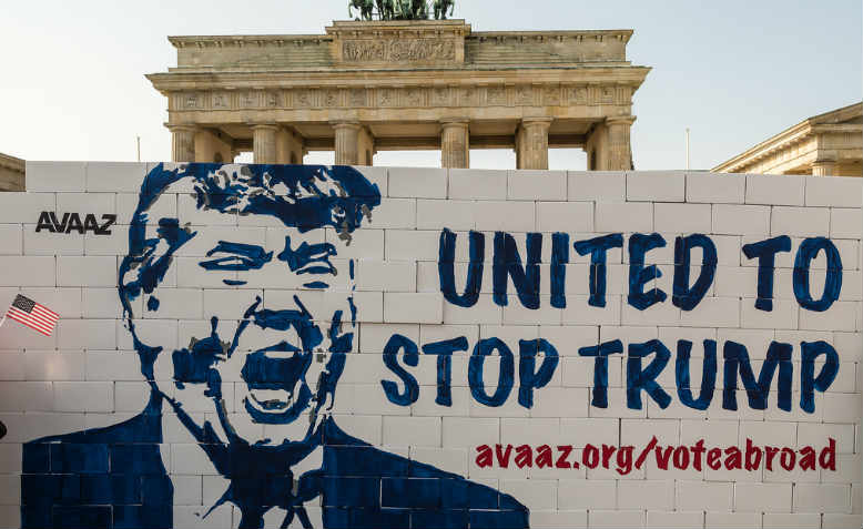 Berlin United against Trump, September 2016. Photo: Flickr/Avaaz 