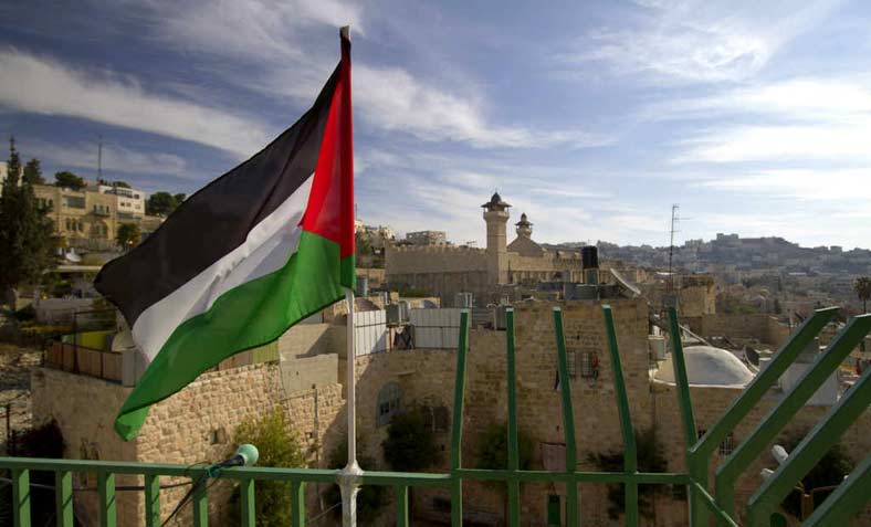 A Palestinian flag. Photo: Flickr/ Andrew E. Larsen 