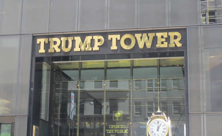 Trump Tower, Manhattan entrance, New York, 2014. Photo: Wikimedia/Another Believer