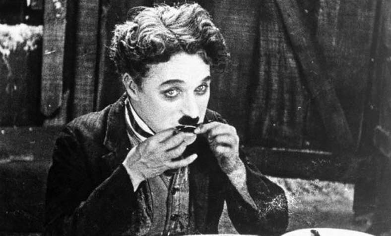 Charlie Chaplin eats a boot in his 1926 film, The Gold Rush. Photo: Pixabay