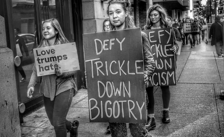 Cincinnati anti-Trump demonstration, November 2016. Photo: Flickr/ 5chw4r7z