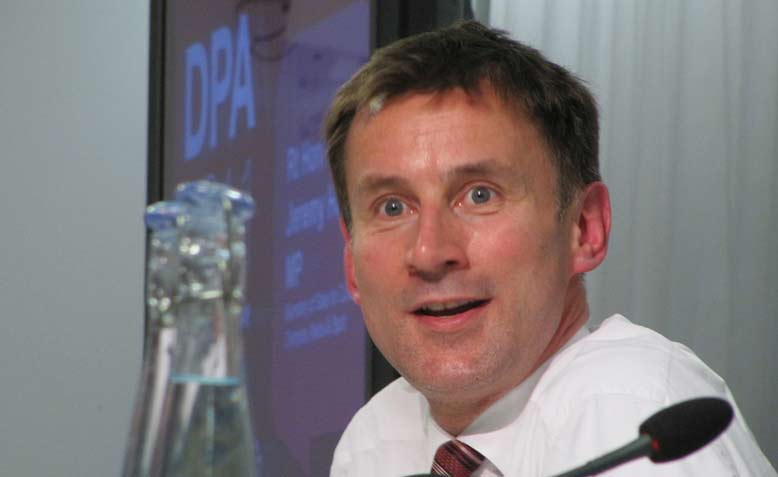 Jeremy Hunt MP at DPA 2011. Photo: Flickr / HowardLake