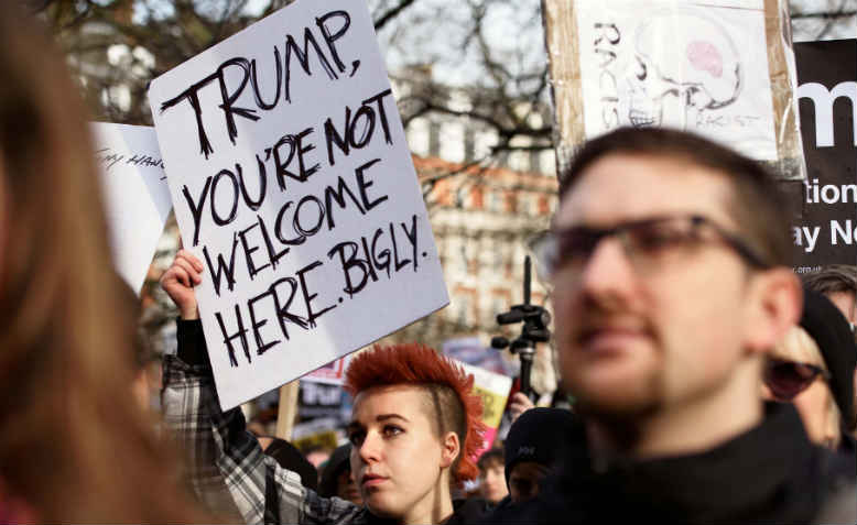 trump protest