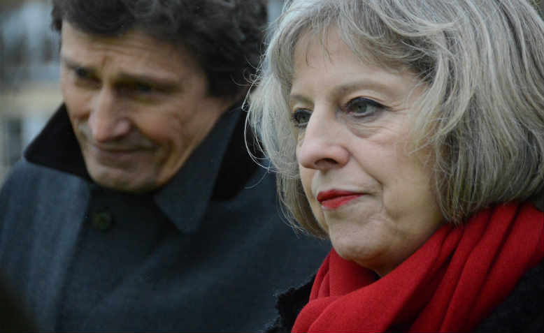 Theresa May at Hampton Court in 2014. Photo: Flickr/Surrey County Council News