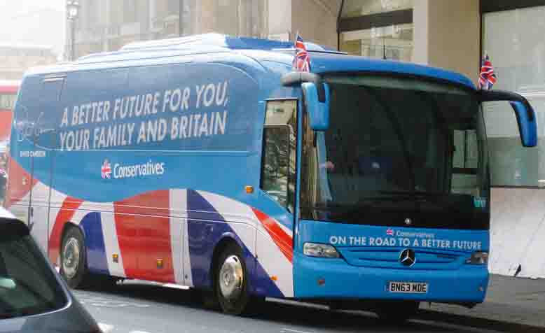 The 'Battle bus' from the Tories 2015 election campaign. Photo: Flickr / njg234908