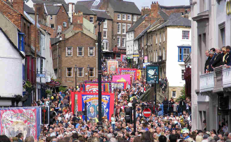 Durham Miners' Gala in 2008. Photo: Wikimedia