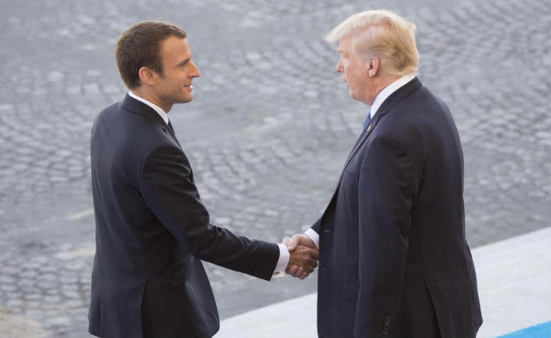 Macron and Trump