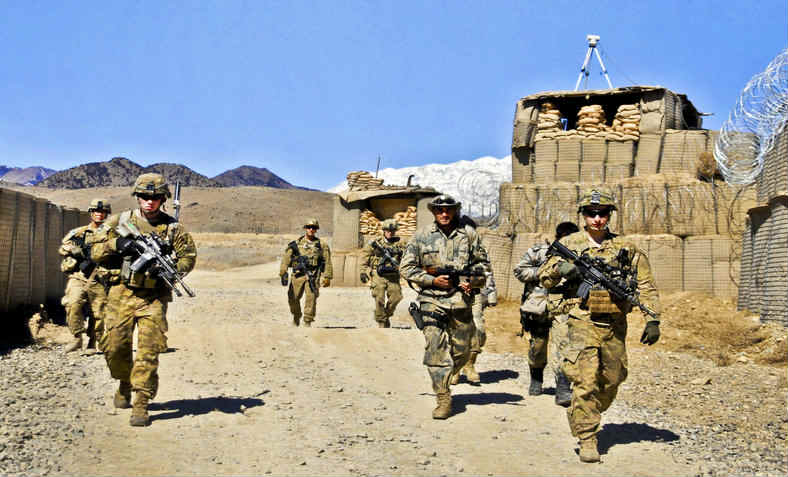 Western troops in Afghanistan