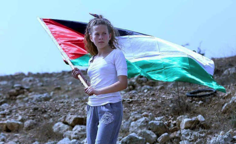 Ahed Tamimi. Photo: Haim Schwarczenberg