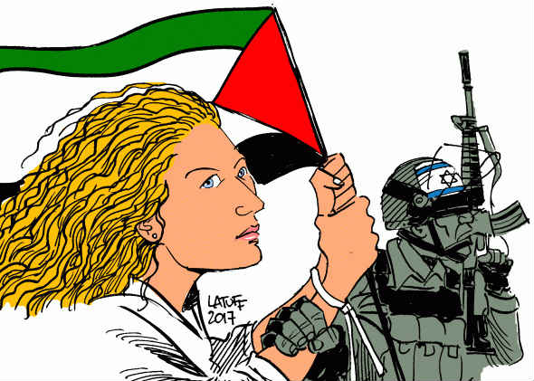 Cartoon: Carloss Latuff / Mondoweiss