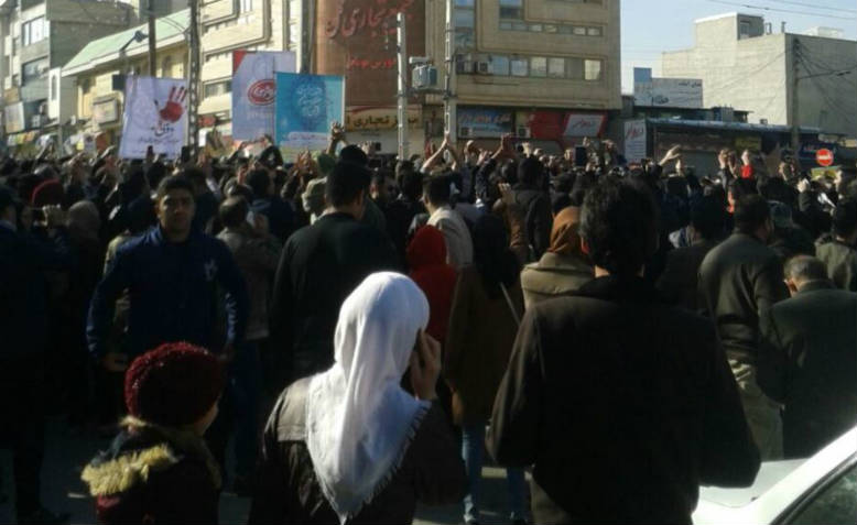 Protests in Kermanshah, Iran, 29th December 2017. Photo: Wikimedia Commons