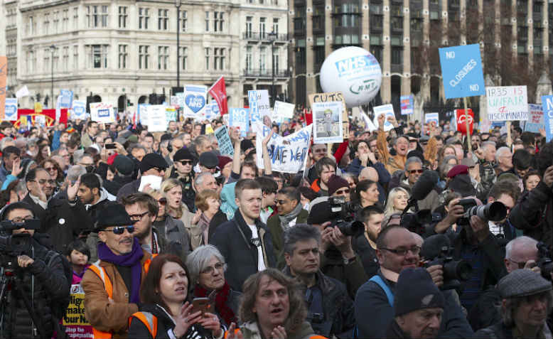 March for Our NHS, March 2017. Photo: Jim Aindow