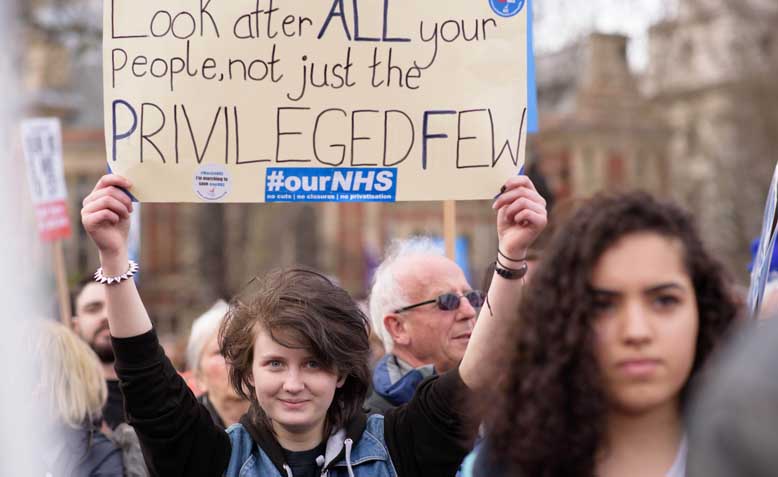 'It's our NHS' National Demonstration, 2017. Photo: Jim Aindow / Flickr