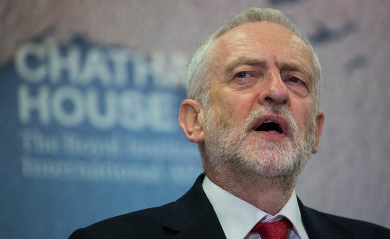 Jeremy Corbyn speaking at Chatham House. Photo: Wikimedia Commons