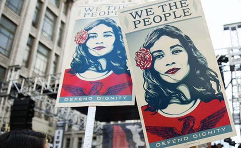 Los Angeles Women's March 2017. Photo: Emma McIntyre/Getty Images Entertainment/Getty Images