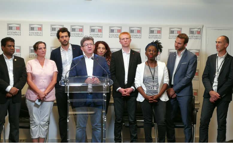 Members of France Insoumise in the National Assembly, 2017. Photo: Wikimedia Commons