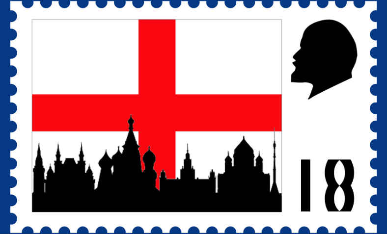 England World Cup 2018, Russia. Illustration: Hugh Tisdale