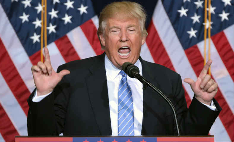 Donald Trump speaking to his supporters in Phoenix, Arizona, 2016. Photo: Gage Skidmore