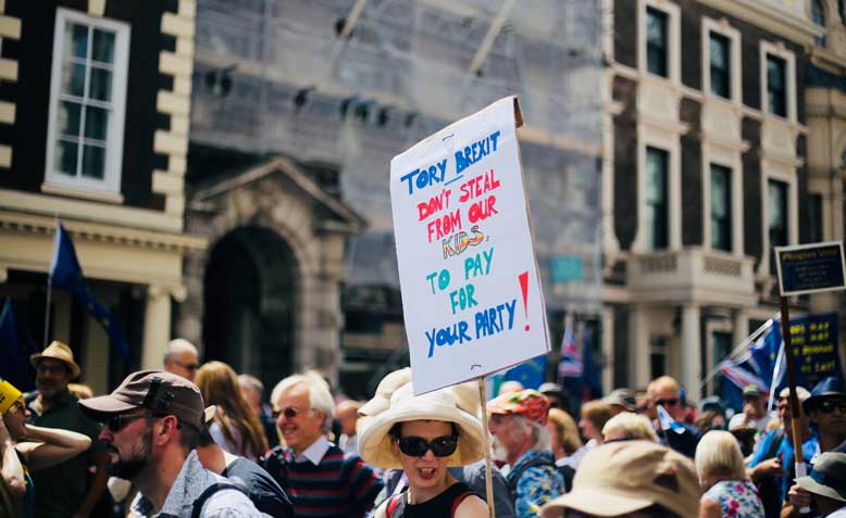 People's Vote march, 2018. Photo: Wikimedia