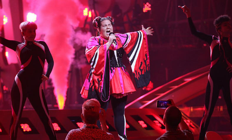 Israel's winning Eurovision performer Netta Barzilai performs at the contest on 12 May 2018. Photo: Wikimedia Commons