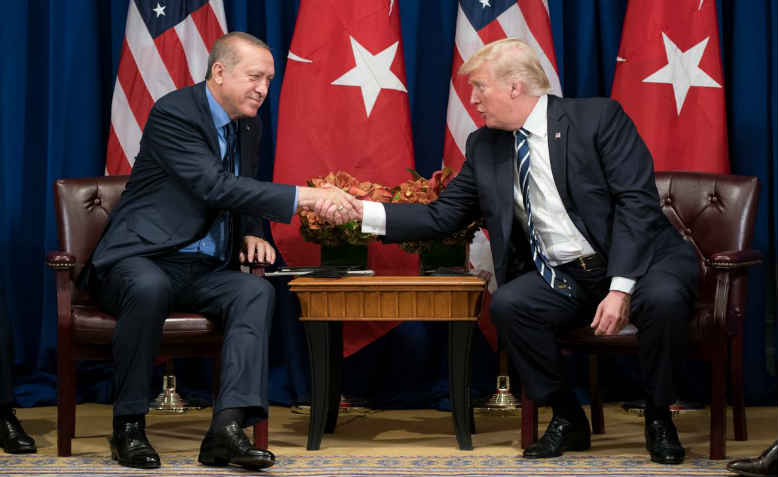 Trump and Erdoğan at the UN, 2017. Photo: wikimedia commons