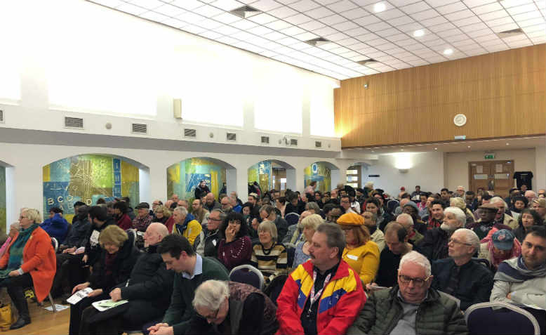 No war on Venezuela rally in London, 31 January 2019. Photo: Shabbir Lakha