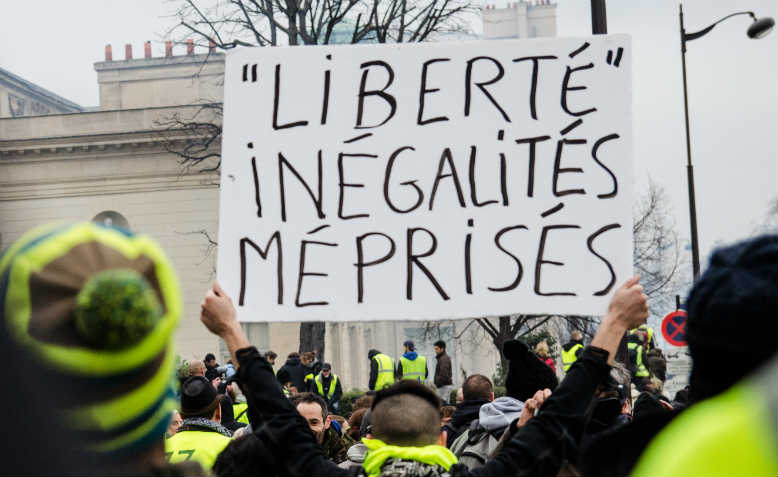 Yellow Vests protest in Paris, 5 Jan 2019. Photo: Wikimedia Commons