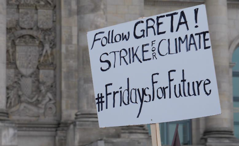 Climate strike placard. Photo: Wikimedia Commons