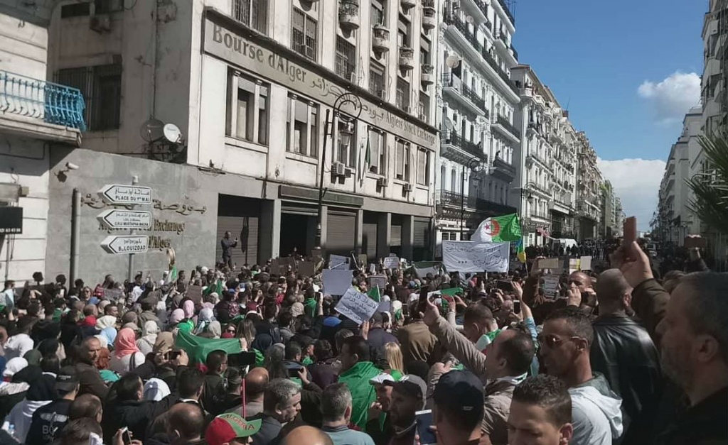 Algerian protesters