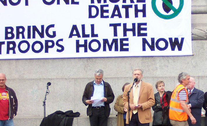 Jeremy Corbyn speaking