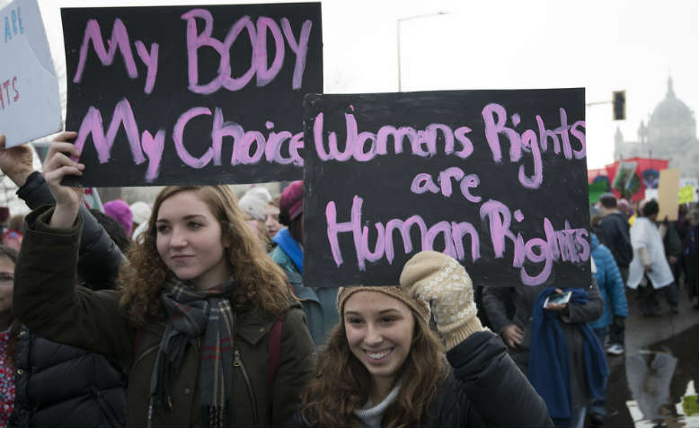 Women's March, Minnesota, January 2017. Photo: Fibonacci Blue