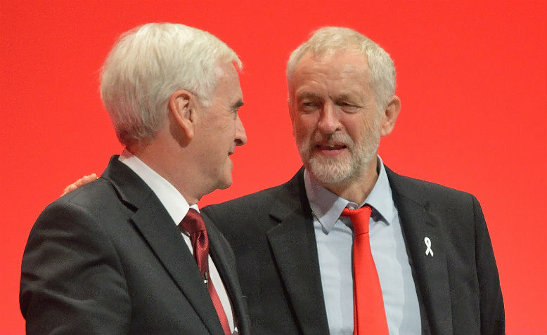 John McDonnell and Jeremy Corbyn