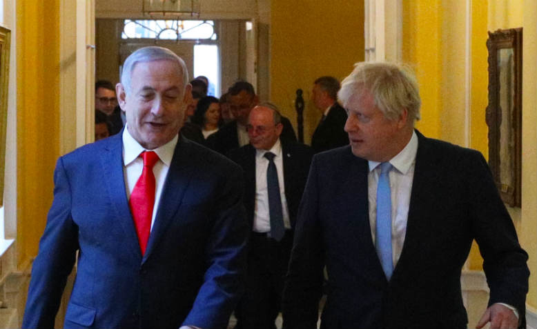 Boris Johnson meets Benjamin Netanyahu. Photo: Flickr/Number 10