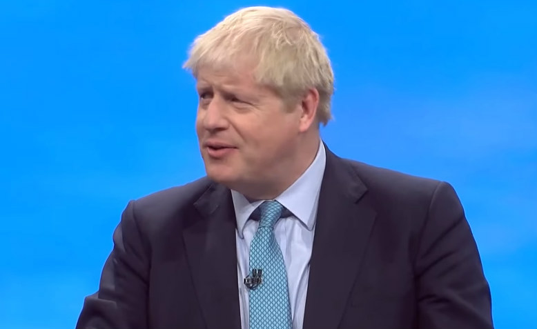 Boris Johnson speaking at Conservative Party Conference 2019. Photo: YouTube