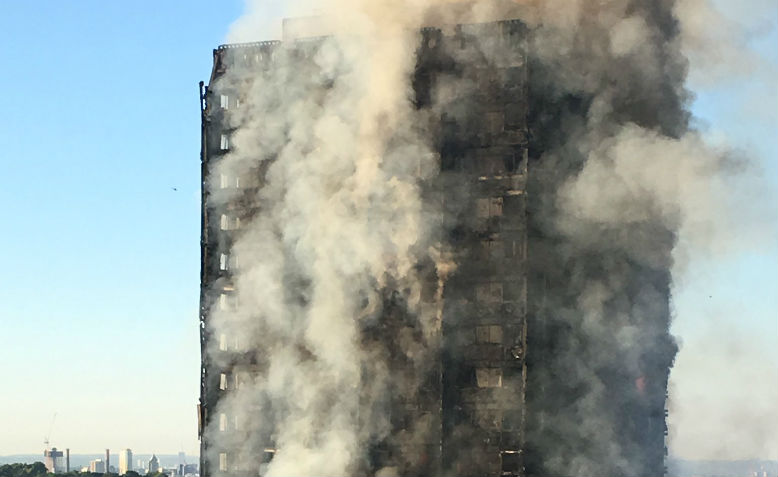 Grenfell tower fire. Photo: Wikimedia Commons