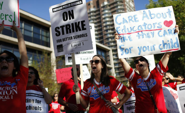 Chicago Teachers' Strike 2012. Photo, TMT via flickr