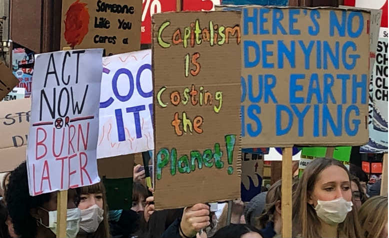 Climate Strike, November, London. Photo: Shabbir Lakha