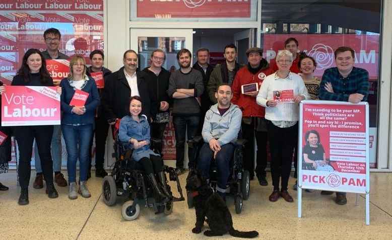 Campaigning in Glasgow North. Photo: Pam Duncan-Glancy