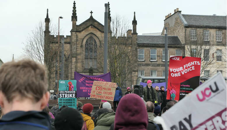 UCU Strike Edinburgh Nov 19. Photo: Flickr - Magnus Hagdorn