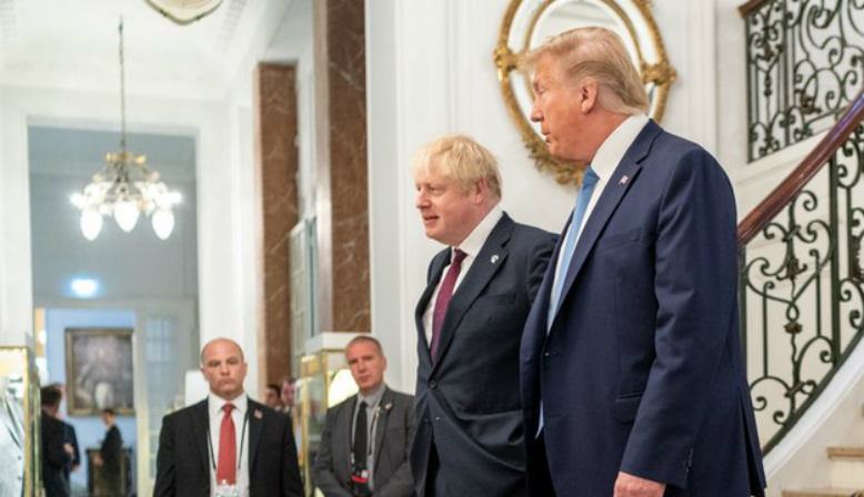 Boris Johnson with Donald Trump. Source: Wikipedia