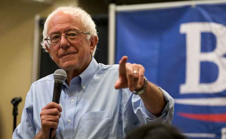 Bernie Sanders, Iowa, 2015. Photo: Phil Roeder