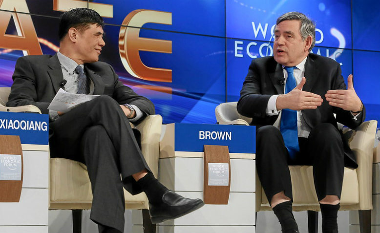 Gordon Brown speaking at the World Economic Forum, January 2013. Photo: World Economic Forum via flickr